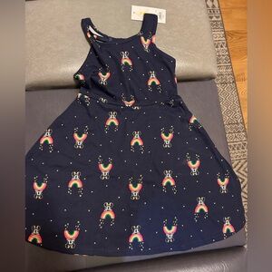 Disney Minnie Rainbow Glitter Tank Dress, Girls size 5
